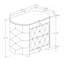 Mobilier de chambre ovale 1pc
