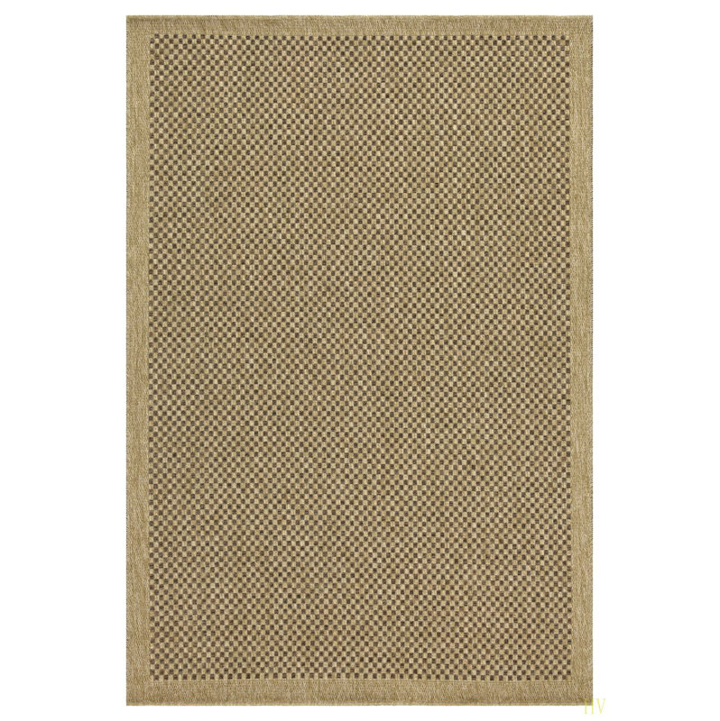 Earth GC_NTL1005 Jute/2 Ft. 7 In. X 7 Ft. 3 In. Indoor/Outdoor Area Rug, Runner 2'7" x 7'3"