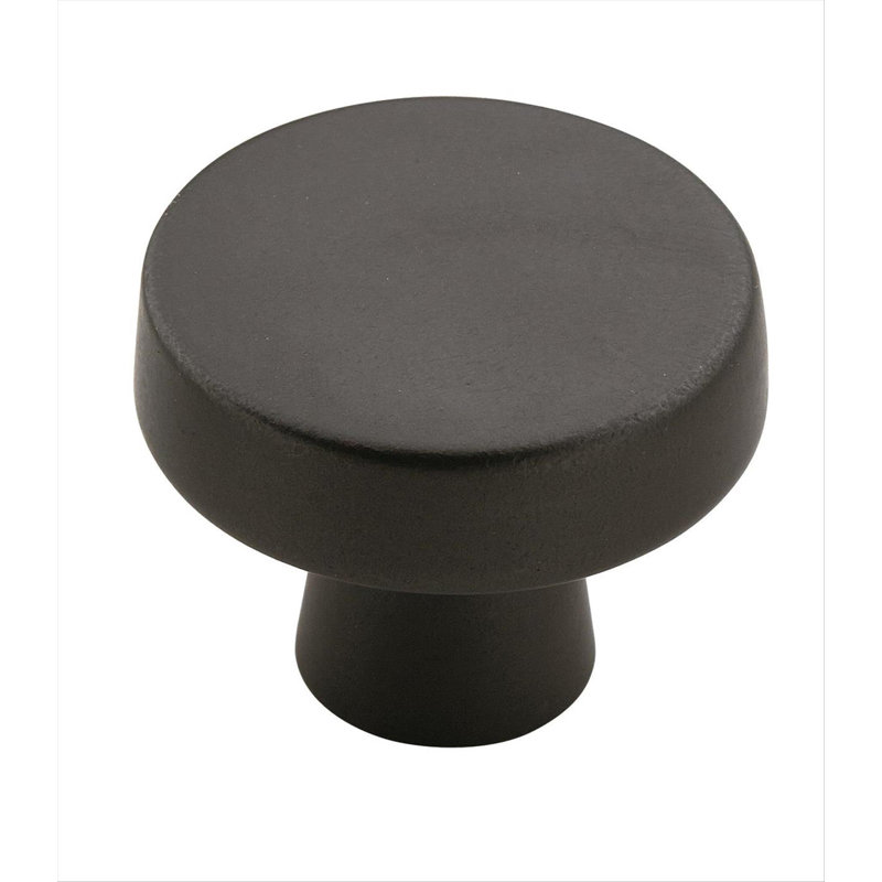 Poignée d'armoire Blackrock en bronze noir de 1-5 / 16 po (33 mm) de diamètre, Bronze noir, 1 5/16"