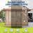13x13 ft   with Mosquito Netting. One Push Instant Setup Canopy Tent. Adjustable Height Waterproof UV Resistant Outdoor Shelter with Sandbags for Garden. BBQ. Camping-124830044