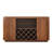 58" Modern Sideboard with Adjustable Shelves, Wine Cabinet With wine rack and glassware holder-1665684957