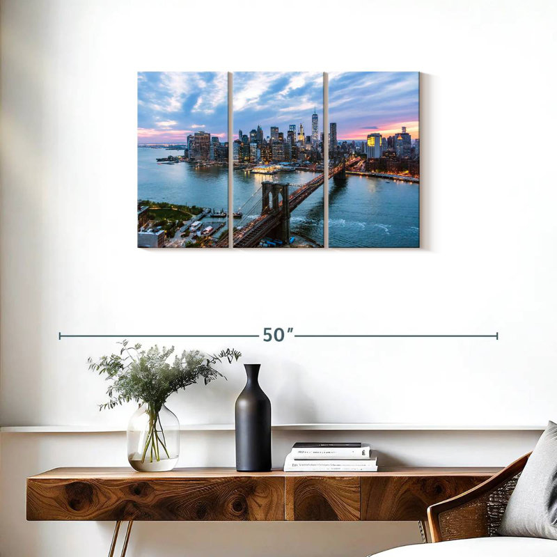 Senne New York, dernier jour, H 20 po x l 33 po