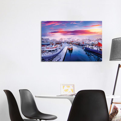 Vibrant Norway 1 Piece Wrapped Canvas Wall Art