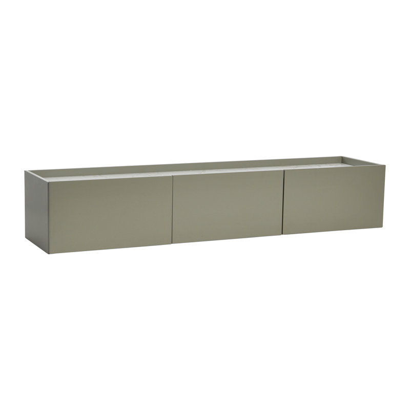 Armoire flottante à 3 portes, Gris