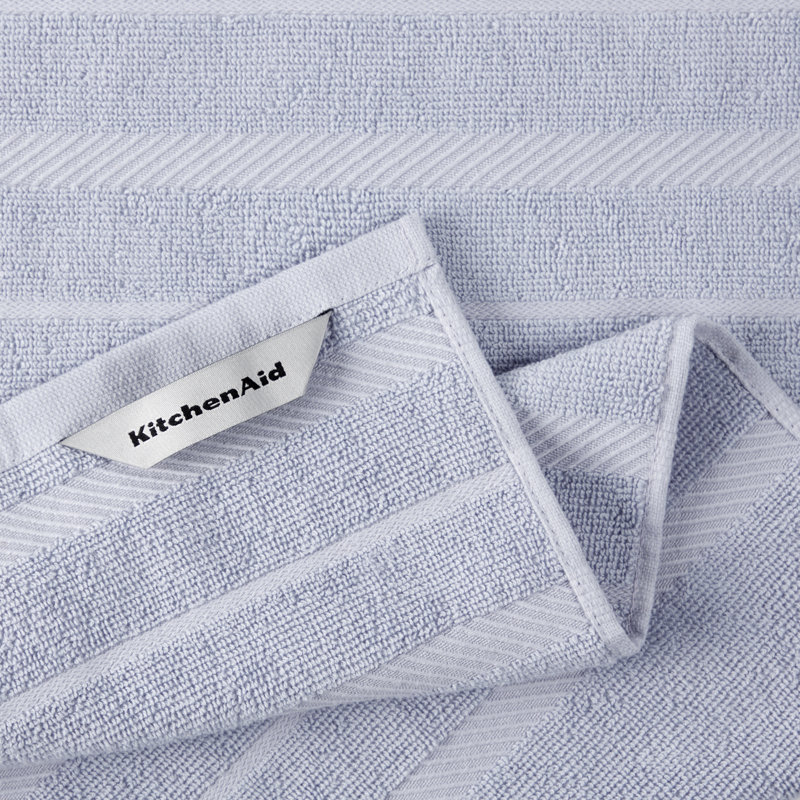KitchenAid Albany Kitchen Towel 4-Pack Set, Light Purple