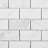 Carrara 11.82 in. x 11.82 in. Brick Joint Polished Marble Mosaic Tile