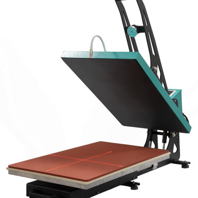 16X24 Inch Semi-Automatic Heat Press Machine (With Auto Open, Slide-Out Base And Infrared Positioning)