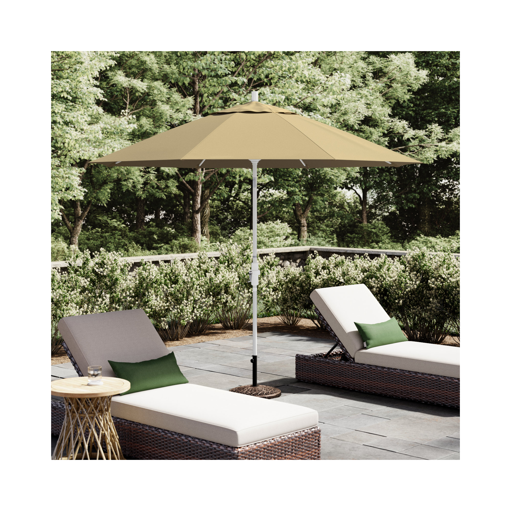 108'' Outdoor Umbrella, Antique Beige
