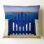 Santorini View to Volcano - Coussin imprimé abstrait-30628730-30628734