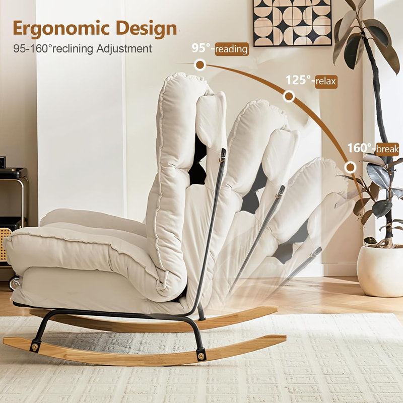 Rocking Chair, Beige