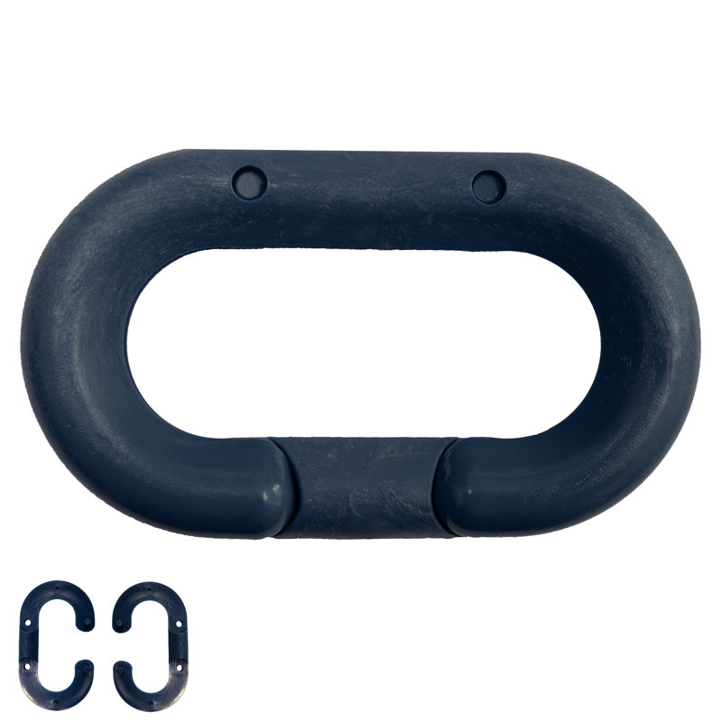 Maillon maître en plastique, Bleu de cobalt, H 2,97 po x l 30 po x P 0,37 po