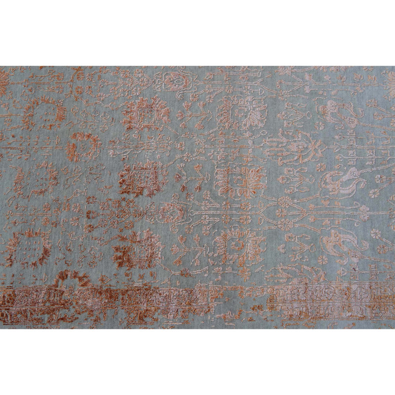 Hand Knotted Oriental Area Rug, Rectangle 10' x 14'