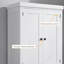 Freestanding Kitchen Pantry Cabinet With Adjustable Shelves, Drawer, And Cupboards For Efficient Storage And Elegant Design