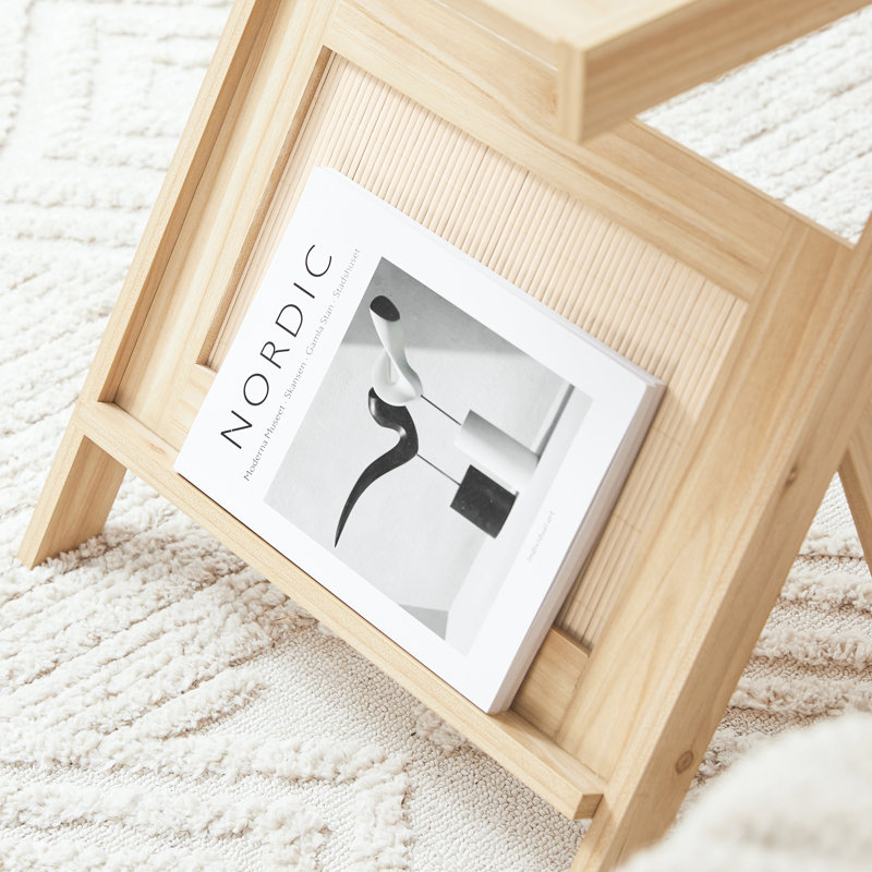 Brilliana Solid Wood End Table