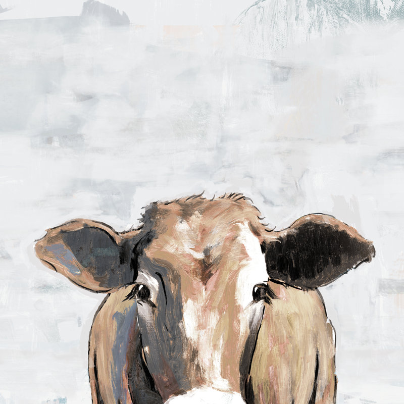 À la ferme, H 12 po x l 12 po, Non, Toile tendue