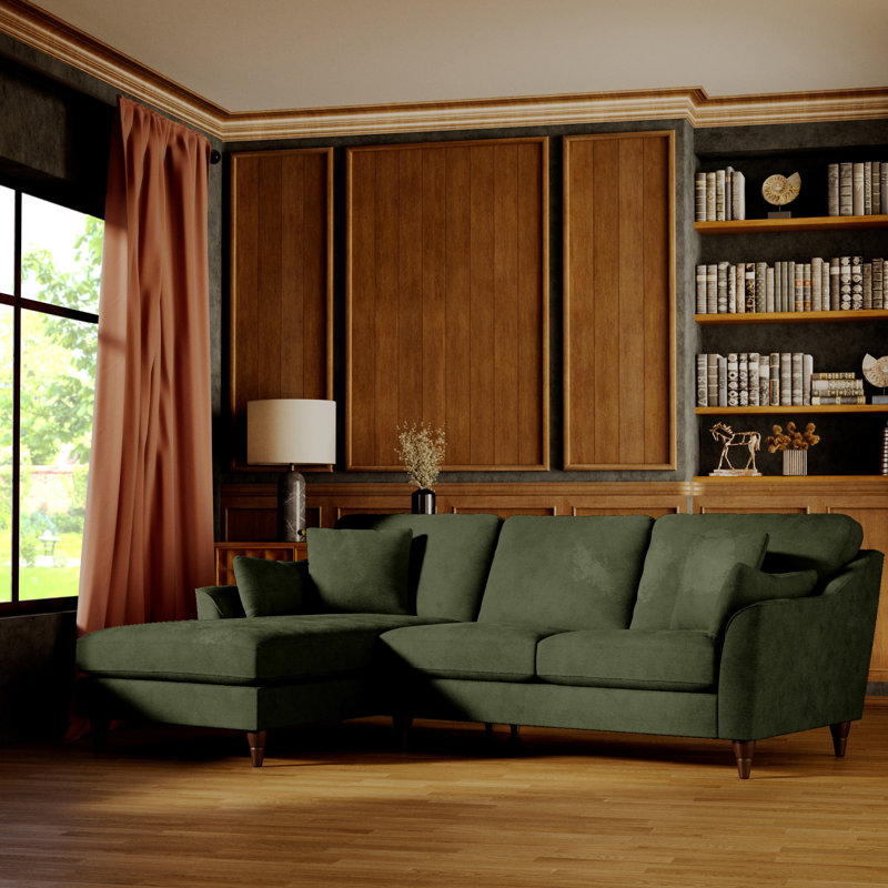 Melbern 3 Seater Corner Sofa, Left Hand Facing, Alpine