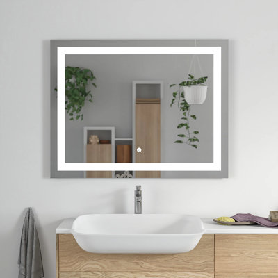 Fenwick Landing Metal Rectangle Wall Mirror
