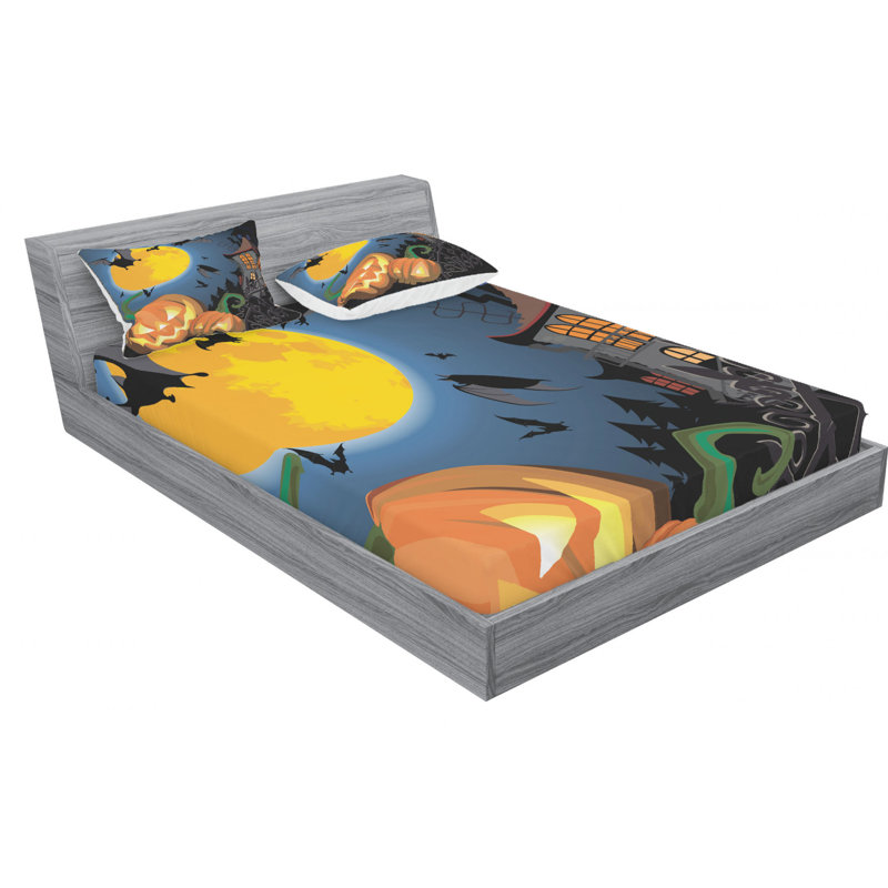 Microfiber Sheet Set, Queen Sheet Set with Fitted Sheet