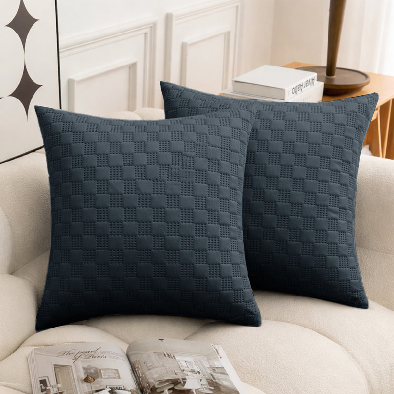 Square Throw Cushion Pad, Charcoal