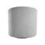 Fauteuil d'appoint pivotant tonneau gris clair avec structure en bois massif-134538002