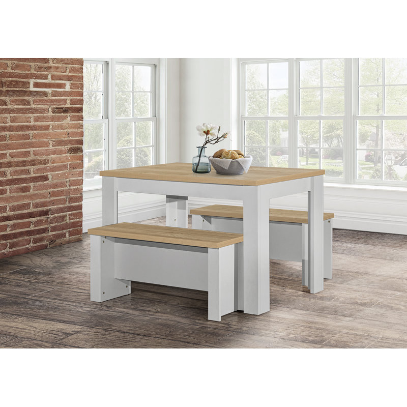Napanoch 4 - Person Dining Set, Grey