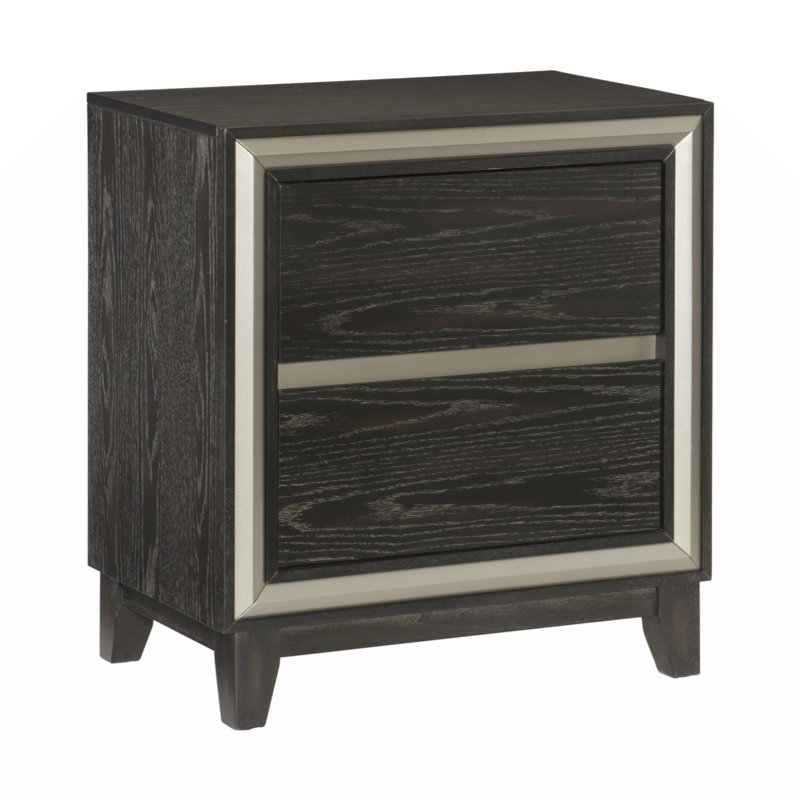 Table de chevet 2 tiroirs Kovach