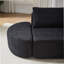 Boneless 106.3-Inch V-Shaped Modular Sofa Set With Chenille Fabric, Throw Pillows And Curved Ottomans For Versatile Seating Solutions.-1205518498-1205518496