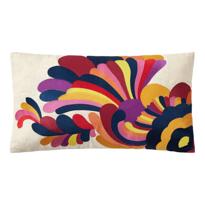 Escondido Embroidered Down Filled Decorative Throw Pillow