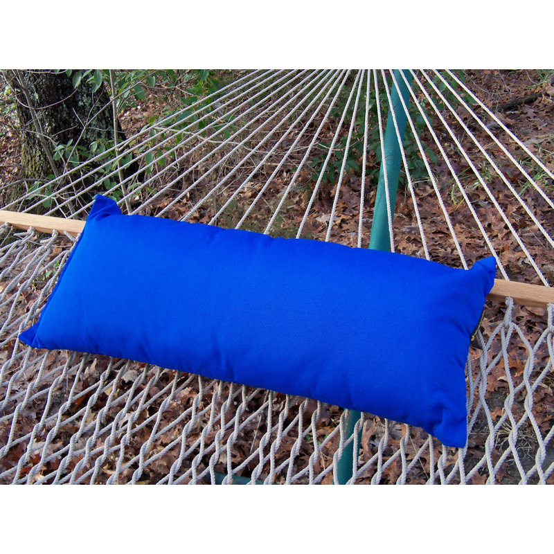 Sunbrella Hammock Outdoor Lumbar Pillow, Pacific Blue