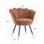 Fauteuil demi-tonneau en velours 28,35 po Willington-1540028922