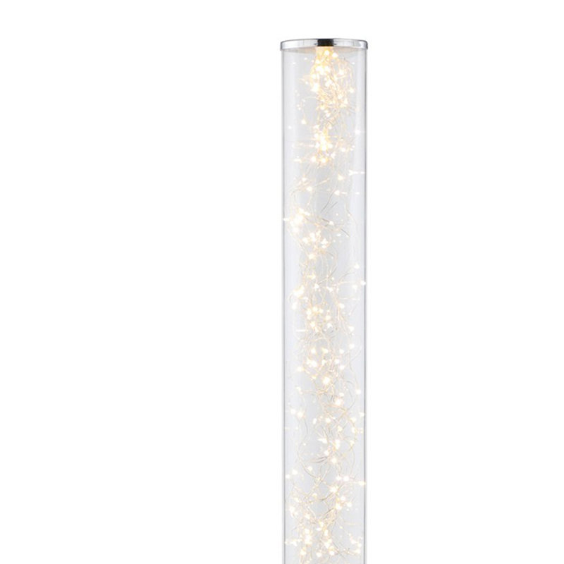 Merauke 49'' Silver LED Column Floor Lamp