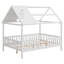 Lit en bois avec clôture-458750017