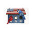 Patriotic Living by Tracy Lizotte - Painting on Canvas-1010706674-1010706673
