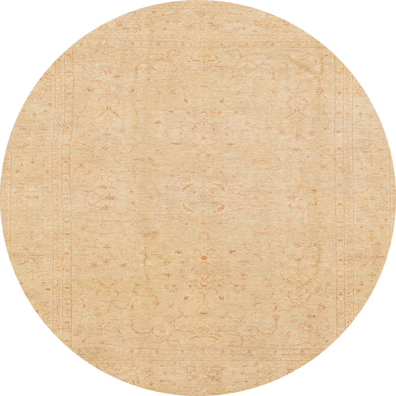Abstract Indoor Rug, Round 4'