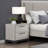 2-Drawer Bedroom Nightstand, Bedroom Furniture 1Pc