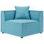 Canapé modulaire d'extérieur rembourré 6 pièces Modway Saybrook-1676450767