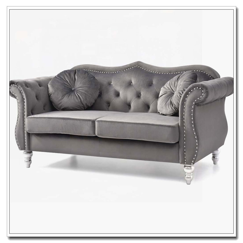 Causeuse Cozy, Gris foncé