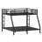 Space-Saving Metal Bunk Bed with Noise-Reducing Design