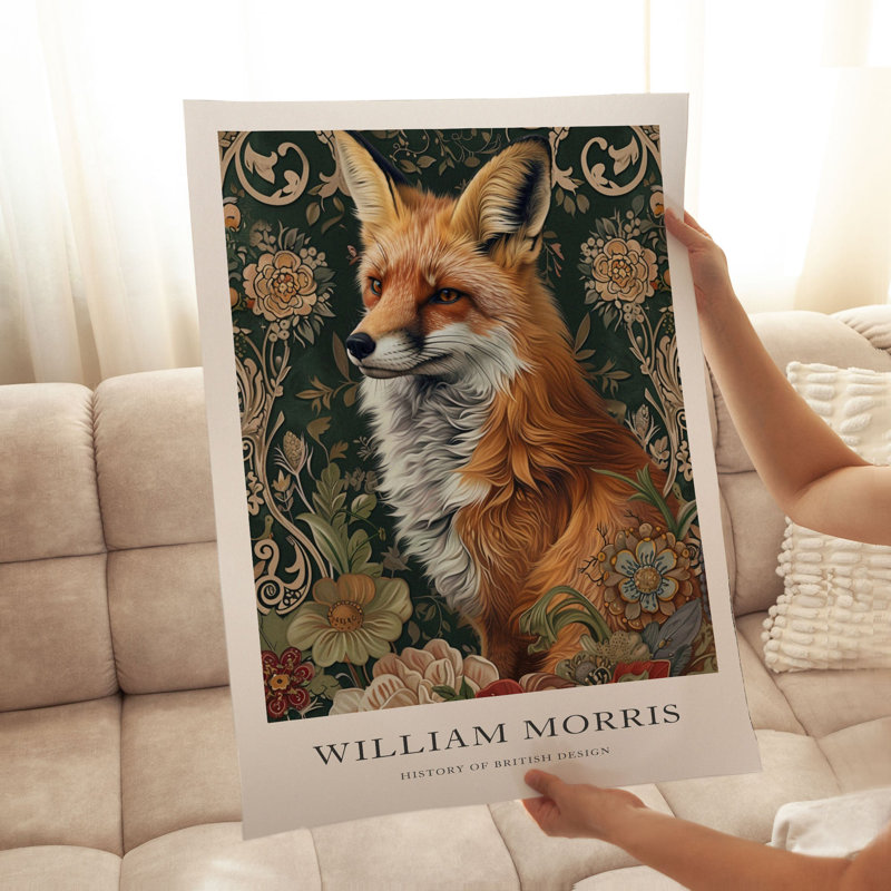 Animaux, animaux, William Morris, H 20 po x l 16 po