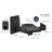 Mount-It! Speaker Wall Mounts, Pair of Universal Side Clamping Bookshelf Speaker Mounting Brackets