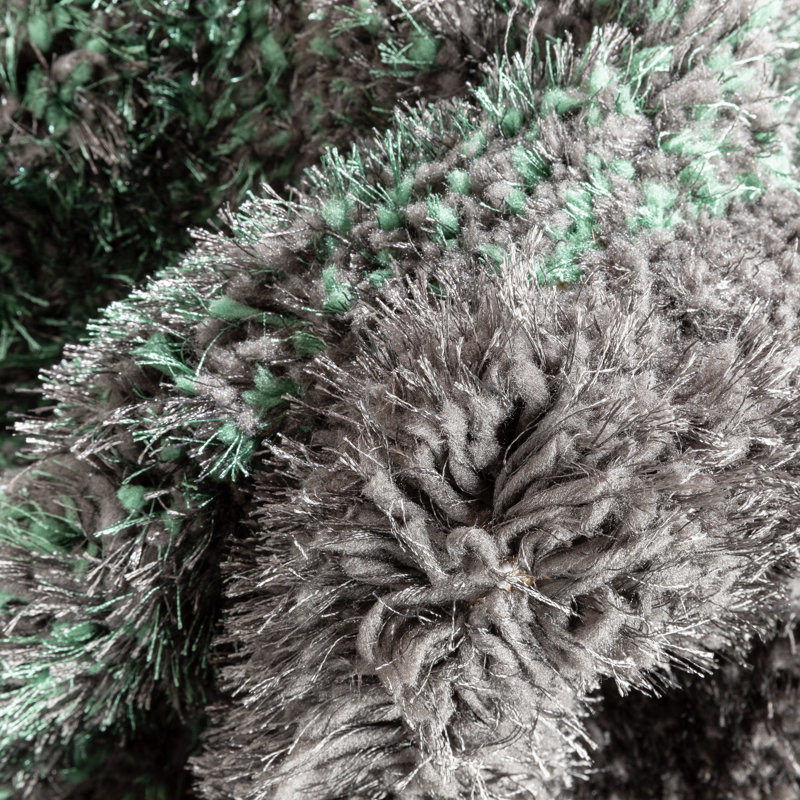 San Francisco Green/Black/Grey Rug, Rectangle 120 x 160cm