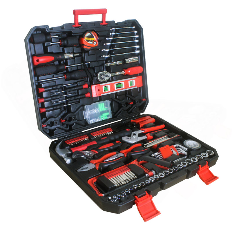 Black Hand Tool Box With  Toolset 238Pcs