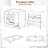 Bathroom Vanity With Ceramic Sink Combo-1113250956
