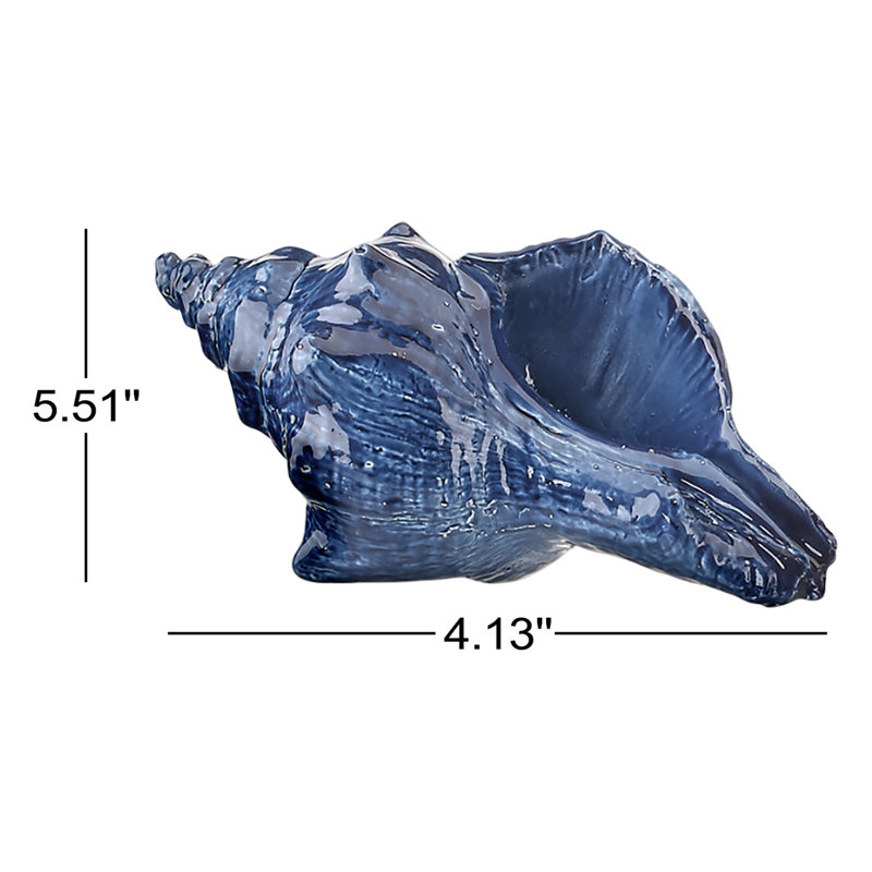 Ensemble de 3 figurines coquillage en résine