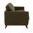 Kernis Modern 3-Seater Sofa Upholstered Living Room Couch with Birch Wood Legs, Premium Leather or Mesh Foam Cushions for Home and Living Room-819781904