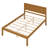 Nicanora Platform Bed Frame with Headboard, Wood Slat Support-1418541167