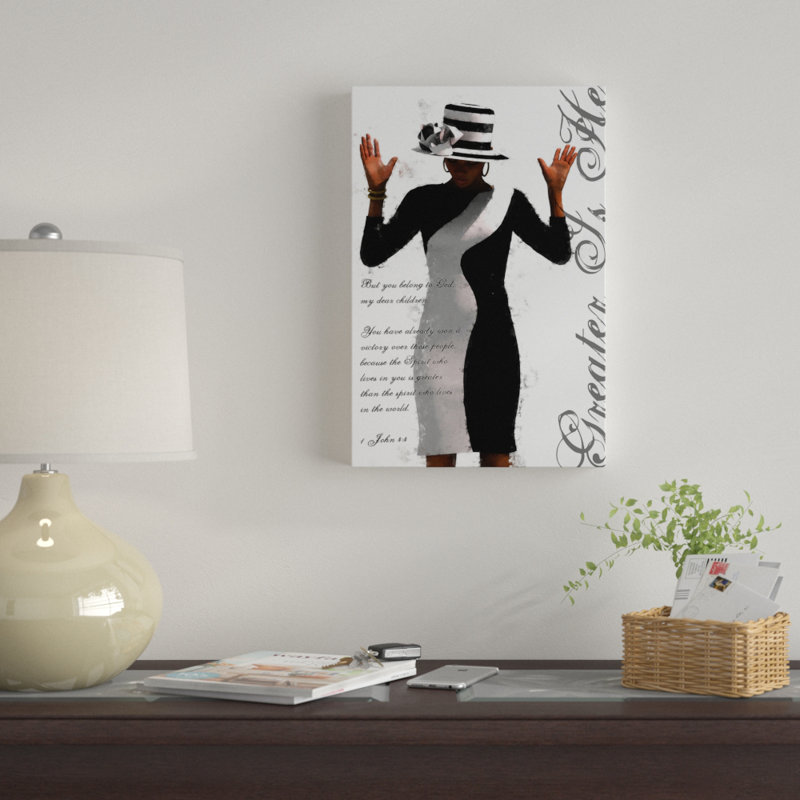 « all that i a inspiral christian american american », reproduction d’impression sur toile, H 18 po x l 12 po x P 2 po