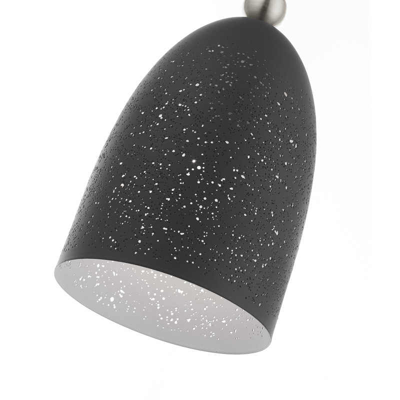 Ashkon 1 - Light Single Pendant, 80"H x 5.5"W x 5.5"D, Scandinavian Gray