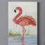 Flamant II - peinture sur toile tendue-1694165109