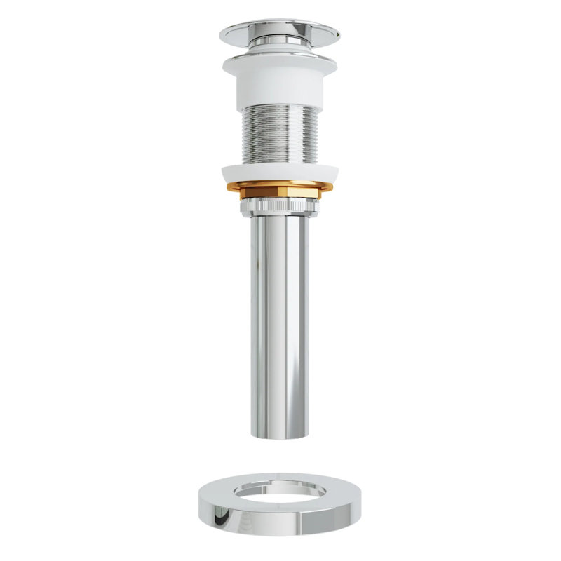 Bonde escamotable de lavabo de salle de bain, Chrome